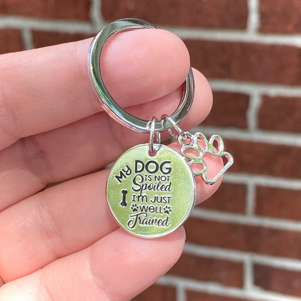 $3 for 20 Spoiled Dog Keychain